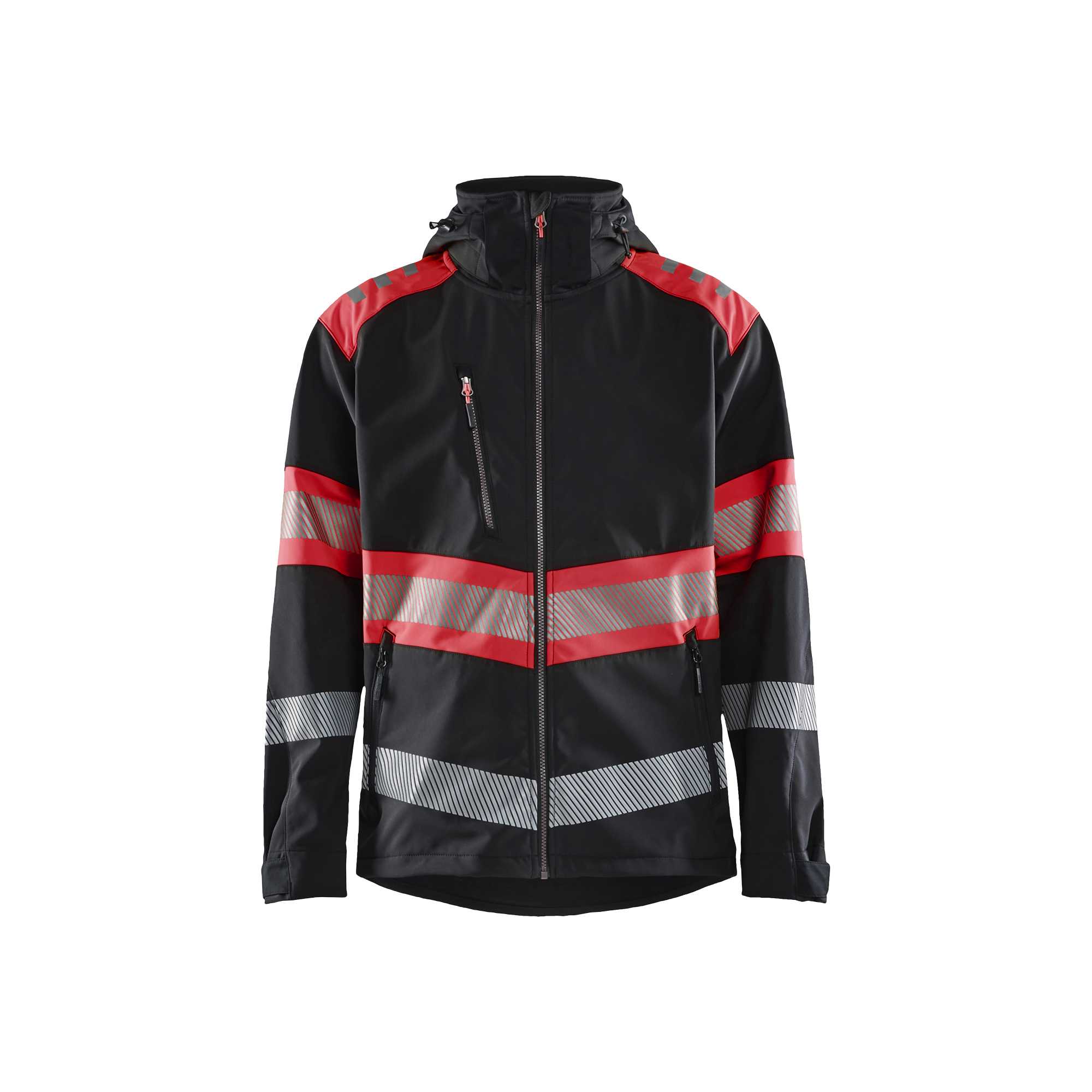 BLAKLADER 44942513 Hi Vis Softshell Jacket Softshell Work Jacket MEN - Waterproof